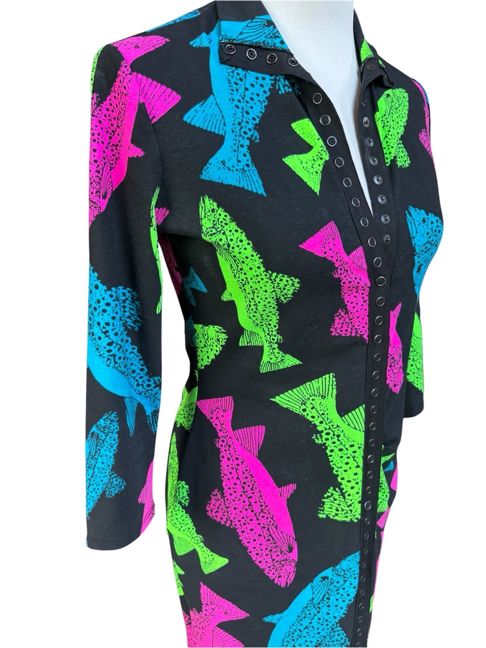 Betsey Johnson Neon Fish Dress. NWOT - Picture 4 of 8